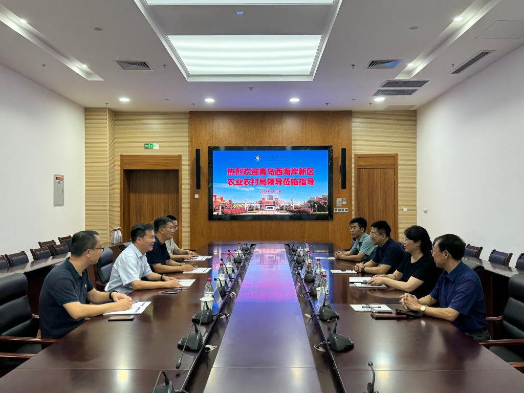 青岛西海岸新区农业农村局聂恒一行到36365线路检测中心调研交流
