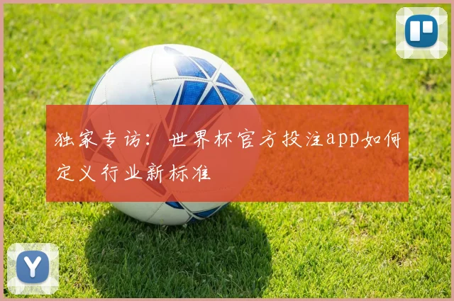 独家专访：世界杯官方投注app如何定义行业新标准