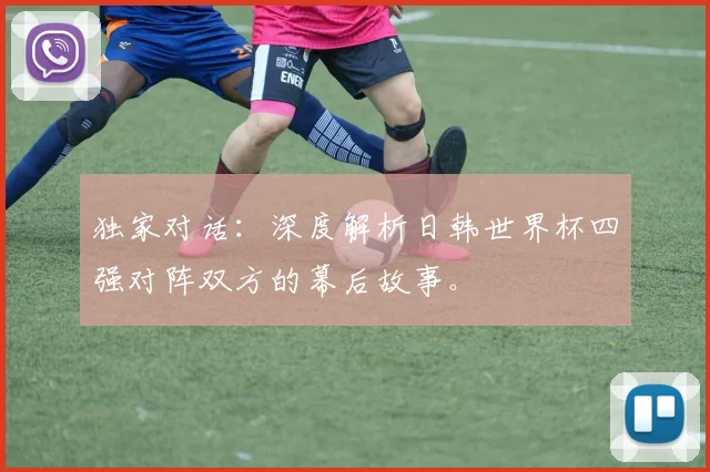 独家对话：深度解析日韩世界杯四强对阵双方的幕后故事。